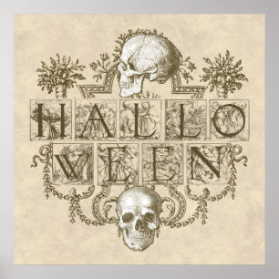 Vintag Halloween Poster