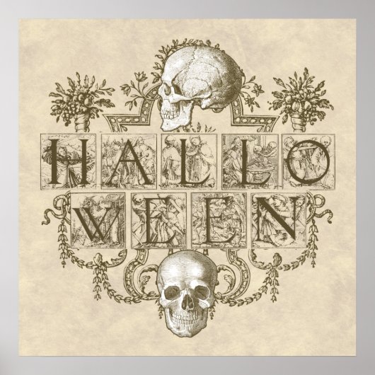 Vintag Halloween Poster (Vorne)