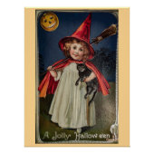 Vintag Halloween Poster (Vorderseite)