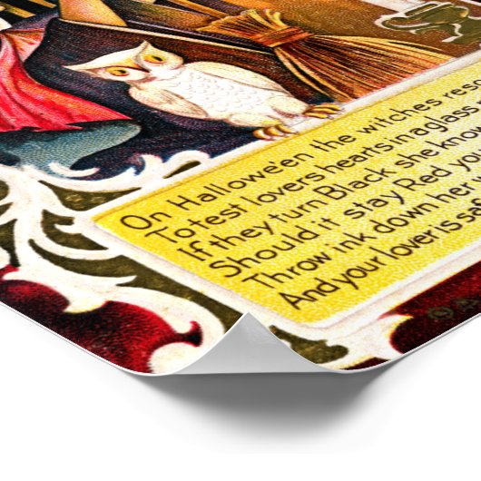 Vintag Halloween Poster (Ecke)