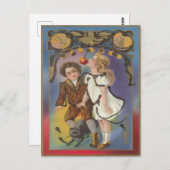 Vintag Halloween Postkarte (Vorne/Hinten)