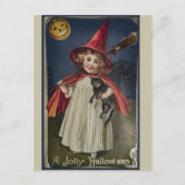 Vintag Halloween Postkarte (Vorderseite)