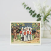 Vintag Halloween Postkarte (Stehend Vorderseite)