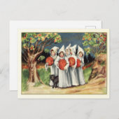 Vintag Halloween Postkarte (Vorne/Hinten)