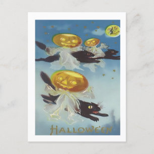 Vintag Halloween Postkarte
