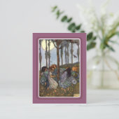 Vintag Halloween Postkarte (Stehend Vorderseite)