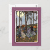 Vintag Halloween Postkarte (Vorne/Hinten)