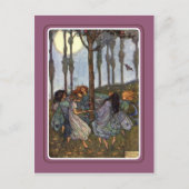 Vintag Halloween Postkarte (Vorderseite)