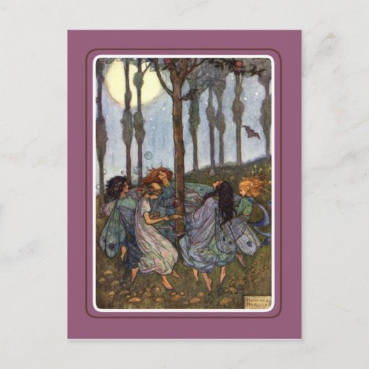 Vintag Halloween Postkarte (Vorderseite)