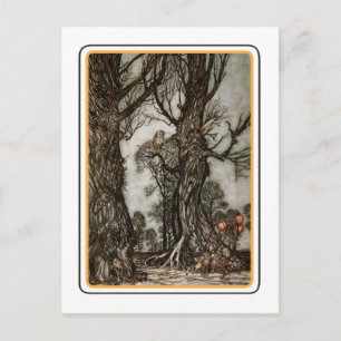 Vintag Halloween Postkarte