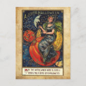Vintag Halloween Postkarte (Vorderseite)