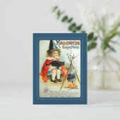 Vintag Halloween Postkarte (Stehend Vorderseite)