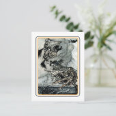 Vintag Halloween Postkarte (Stehend Vorderseite)