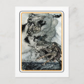 Vintag Halloween Postkarte (Vorderseite)