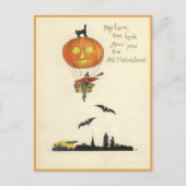 Vintag Halloween Postkarte (Vorderseite)