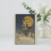 Vintag Halloween Postkarte (Stehend Vorderseite)