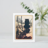 Vintag Halloween Postkarte (Stehend Vorderseite)