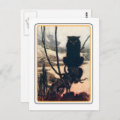 Vintag Halloween Postkarte (Vorne/Hinten)