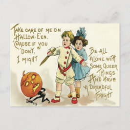 Vintag Halloween Postkarte