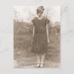 Vintag Halloween Postkarte