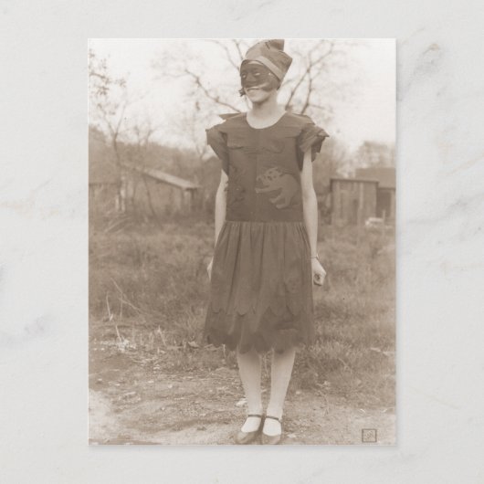 Vintag Halloween Postkarte (Vorderseite)