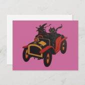 Vintag Halloween Postkarte (Vorne/Hinten)