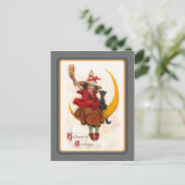 Vintag Halloween Postkarte (Stehend Vorderseite)