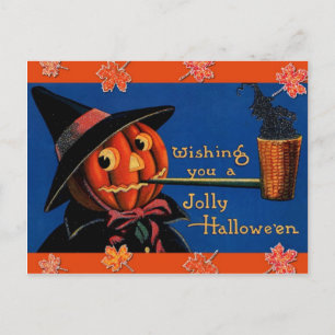 Vintag Halloween Postkarte