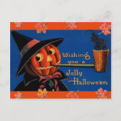 Vintag Halloween Postkarte (Vorderseite)