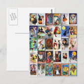 Vintag Halloween Postkarte (Vorne/Hinten)