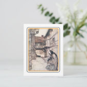 Vintag Halloween Postkarte (Stehend Vorderseite)