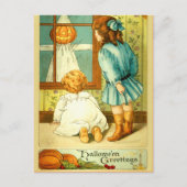 Vintag Halloween Postkarte (Vorderseite)