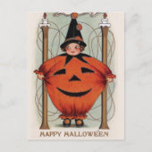 Vintag Halloween Postkarte (Vorderseite)