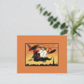Vintag Halloween Postkarte (Stehend Vorderseite)