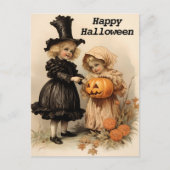 Vintag Halloween Postkarte (Vorderseite)