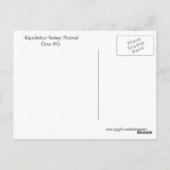 Vintag Halloween Postkarte (Rückseite)