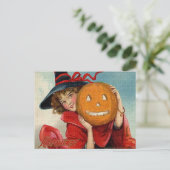Vintag Halloween Postkarte (Stehend Vorderseite)