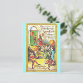 Vintag Halloween Postkarte (Stehend Vorderseite)