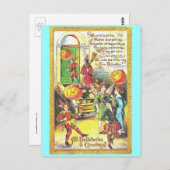 Vintag Halloween Postkarte (Vorne/Hinten)