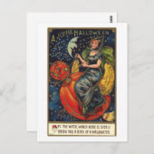 Vintag Halloween Postkarte (Vorne/Hinten)