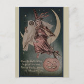 Vintag Halloween Postkarte (Vorderseite)