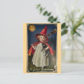 Vintag Halloween Postkarte (Stehend Vorderseite)