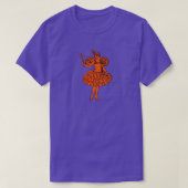 Vintag Halloween Pumpkin Fairy T-Shirt (Design vorne)