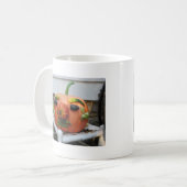 Vintag Halloween Pumpkin Kaffeetasse (Vorderseite Links)