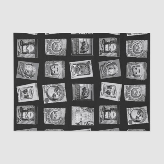 Vintag Halloween Seidenpapier (Vorderseite)