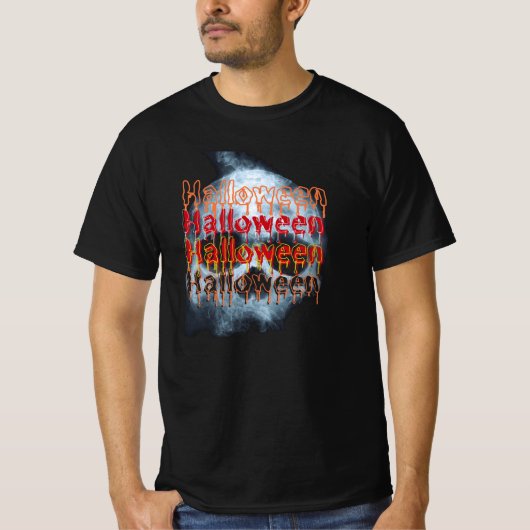 Vintag Halloween Skull T-Shirt (Vorderseite)