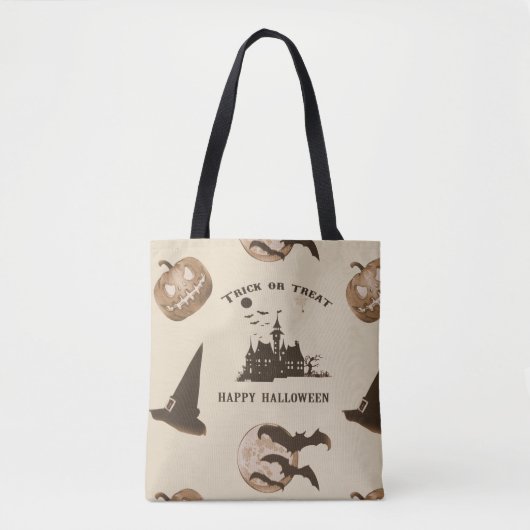 Vintag Halloween Tasche (Vorderseite)