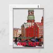 Vintag Hamburg, Text Postkarte bearbeiten (Vorne/Hinten)