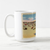 Vintag Hampton Beach Postcard Kaffeetasse (Links)