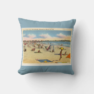 Vintag Hampton Beach Postcard Kissen